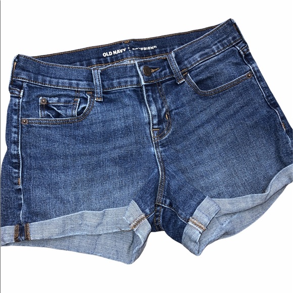 Old Navy size 2 boyfriend cuffed denim shorts - Picture 1 of 8